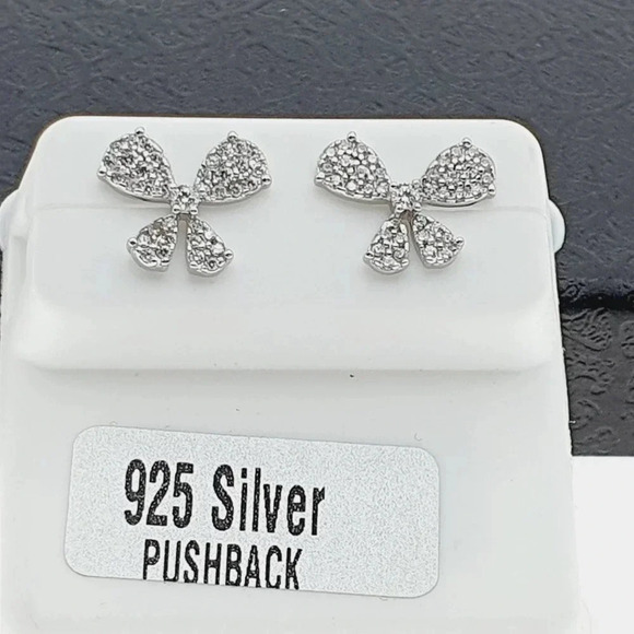 925 sterling silver luxury CZ earrings for women/girls, Best RJUS2141 - Picture 8 of 11